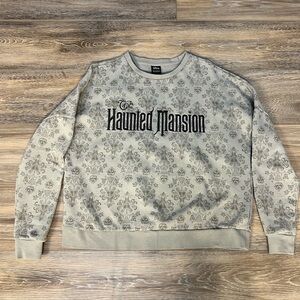 Disney The Haunted Mansion Wallpaper Sweatshirt